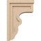 Ekena Millwork 8"W x 16"D x 24"H Classic Highland Rough Cedar Woodgrain TimberThane Corbel, Primed Tan CORUR08X16X24HLDRCPR - alternate 2